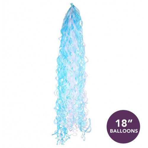 Blue/White Balloon Tassel