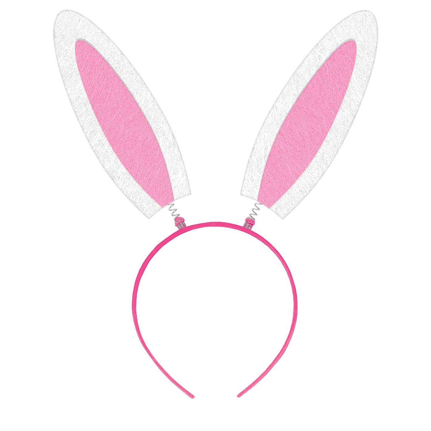 Felt Pink Bunny Ear Boppers - 30cm h (1ct)