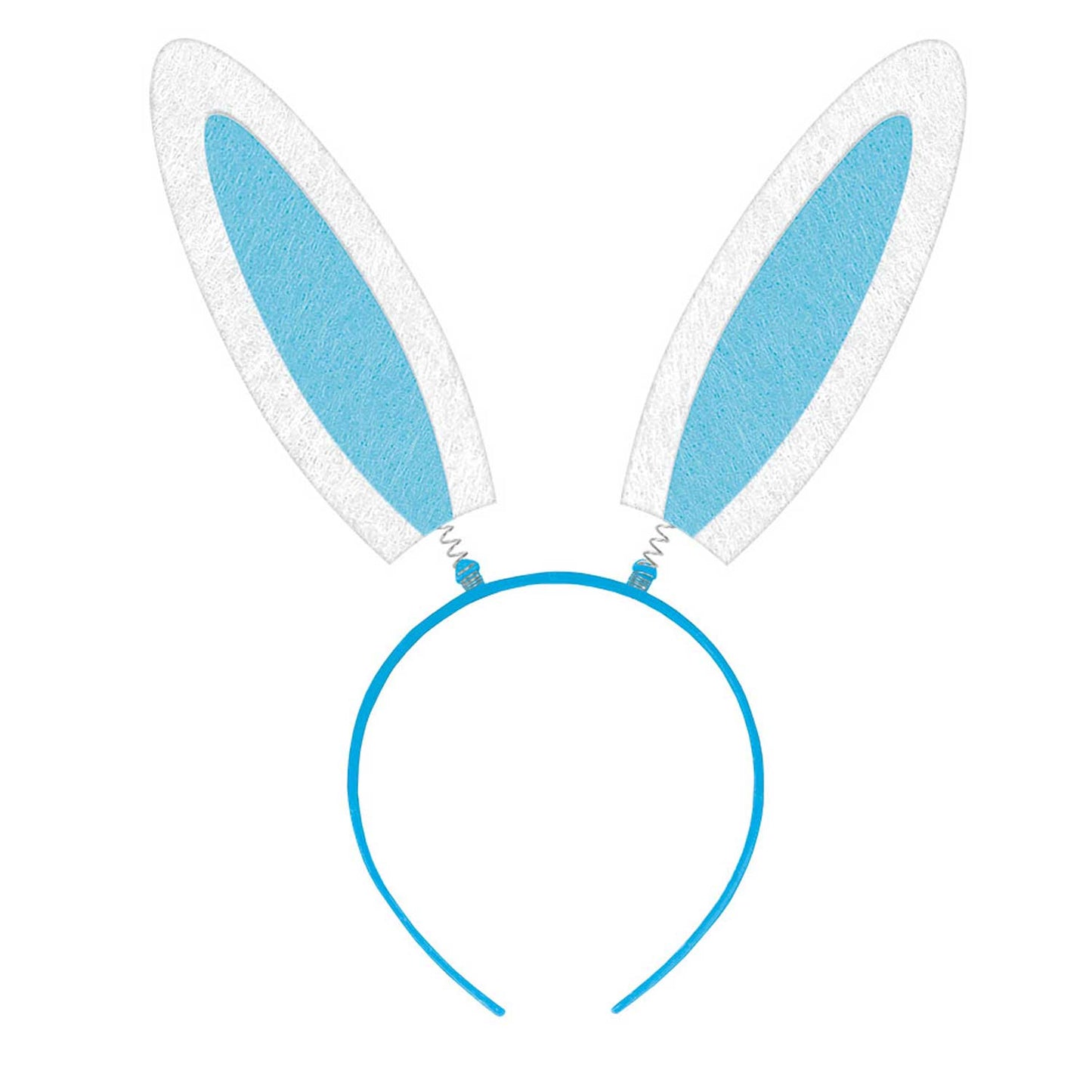 Felt Blue Bunny Ear Boppers - 30cm h (1ct)