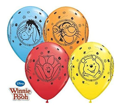 WINNIE THE POOH CHARACTERS Balloons - 11" Latex (25ct)