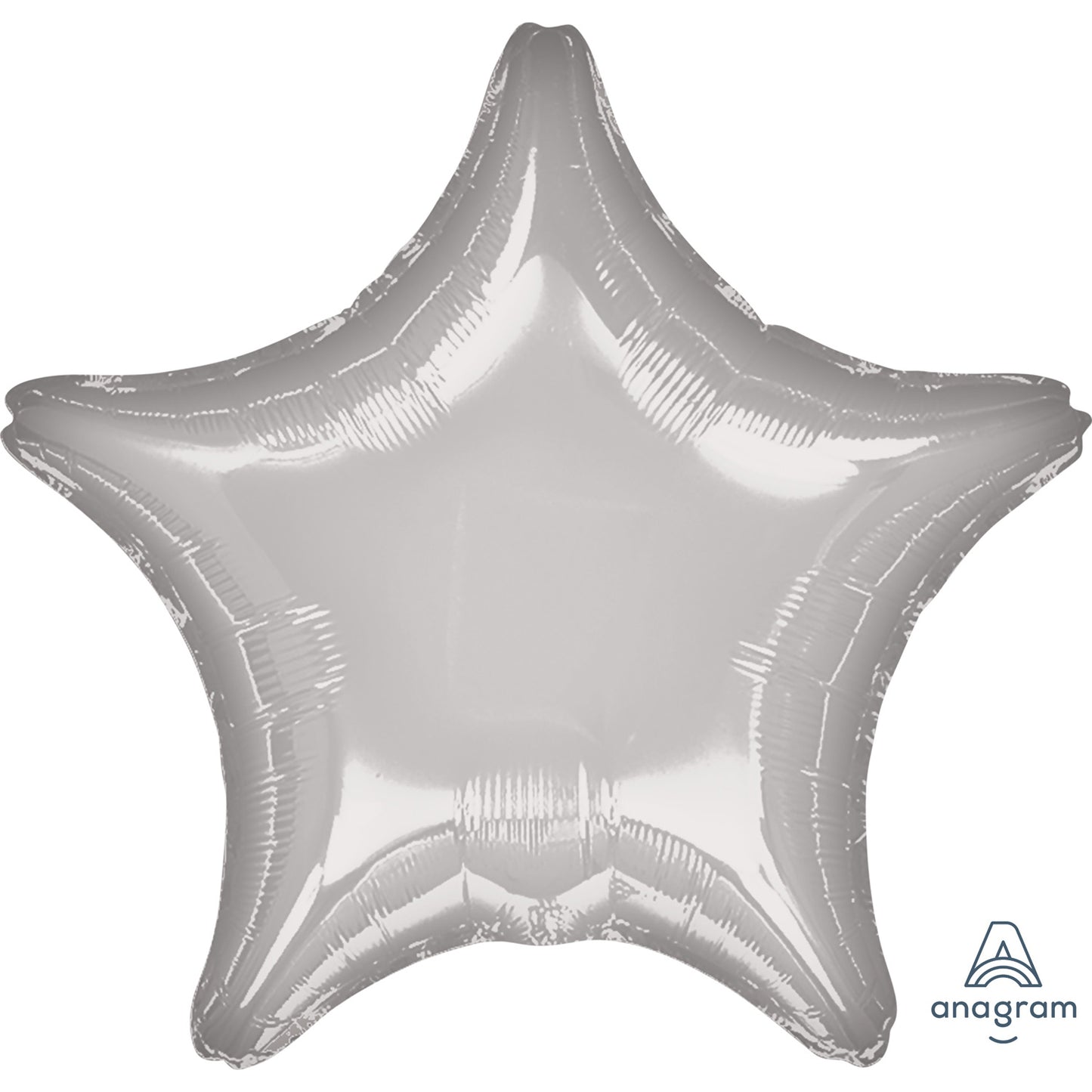 Metallic Silver Star Balloon - 18" Foil Packaged