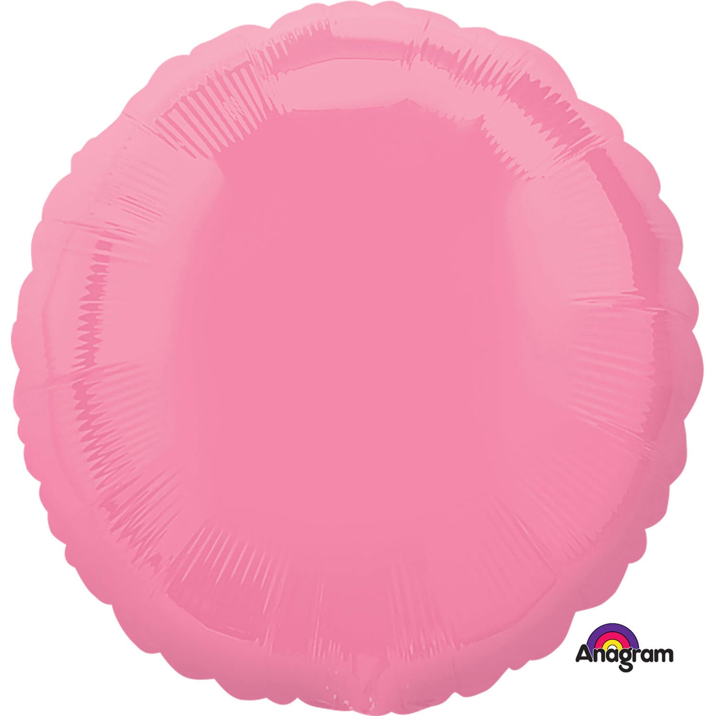 Bright Bubble Gum Pink Round Balloon - 18" Foil