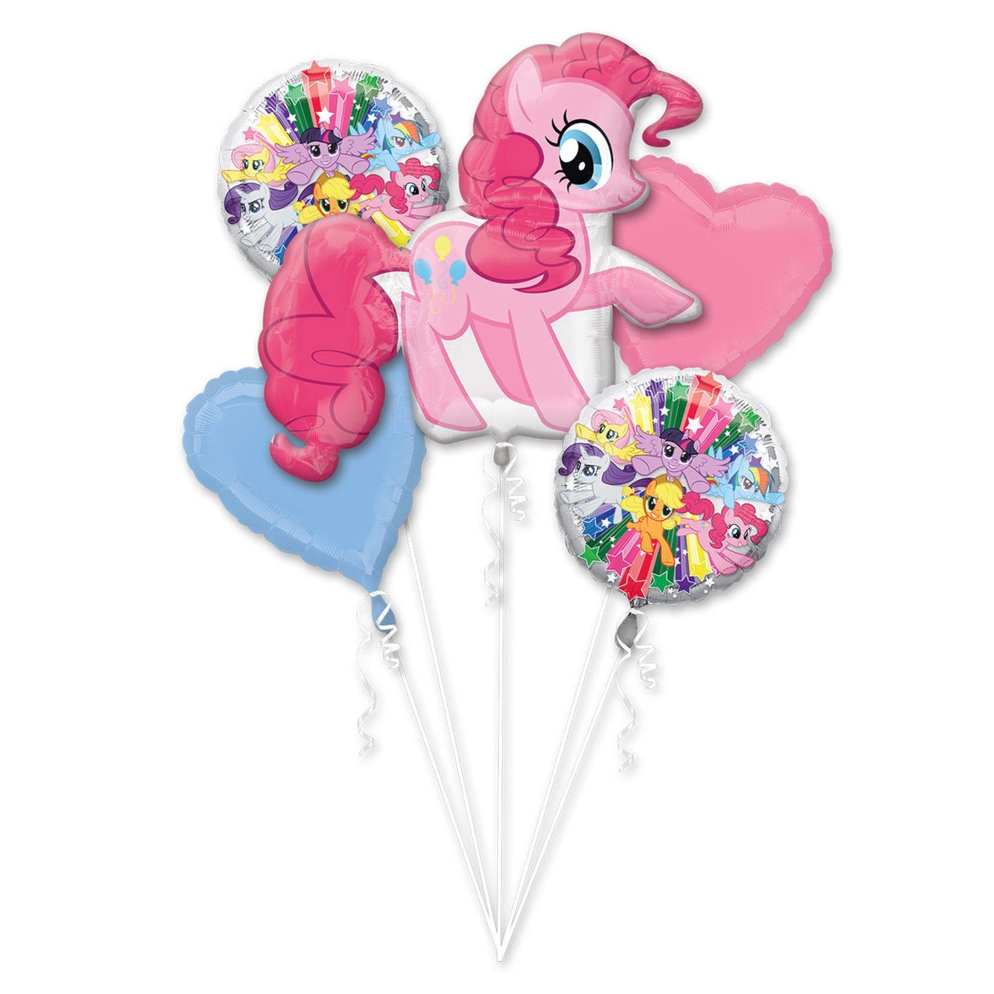My Little Pony Pinkie Pie Balloon Bouquet - Foil 5 pack