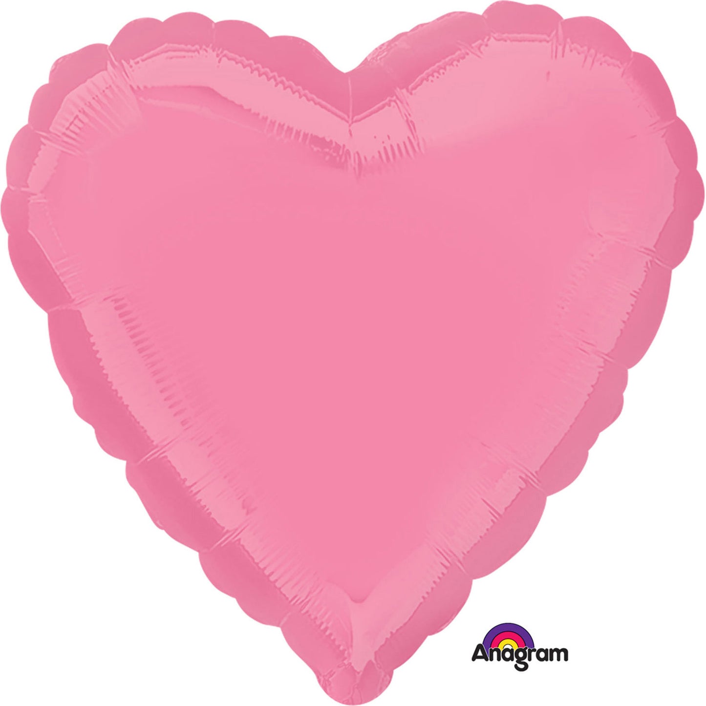Bright Bubble Gum Pink Heart Balloon - 18" Foil