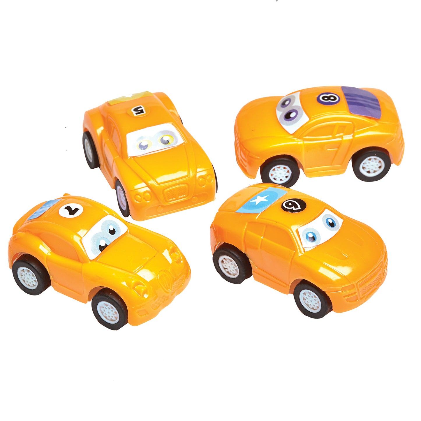 Pull Back Mini Racers - 1 PKG/4