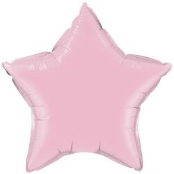 Pearl Pink Star Mini Shape Air-Filled Balloon – 9″ Foil