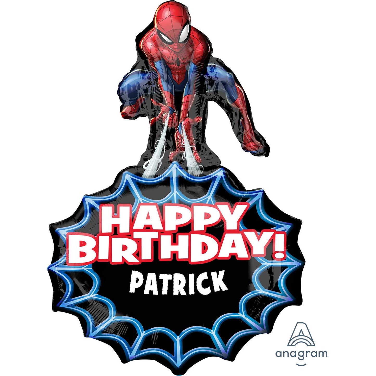 Spider-Man Personalised SuperShape Balloon - (23"x34")