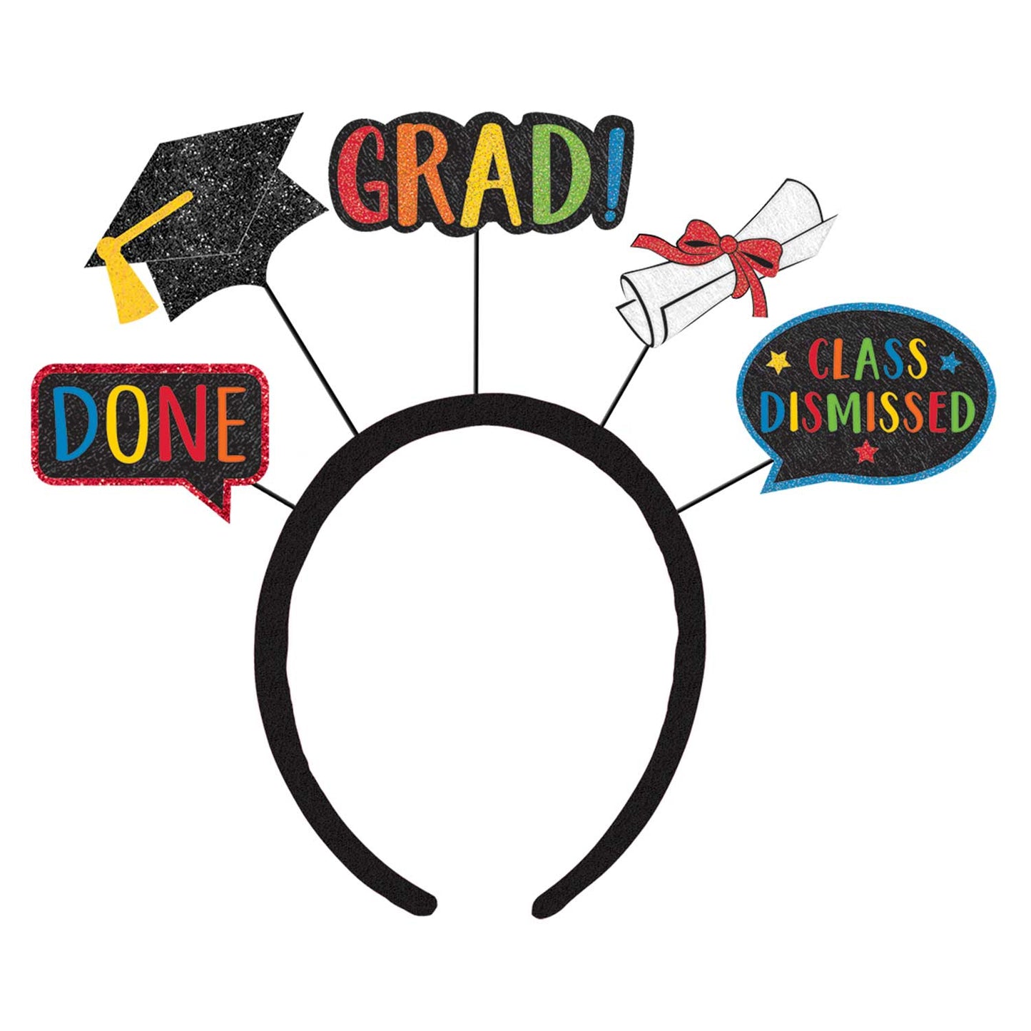 Graduation Multi Icon Headboppers 26cm x 26cm - 1 PC