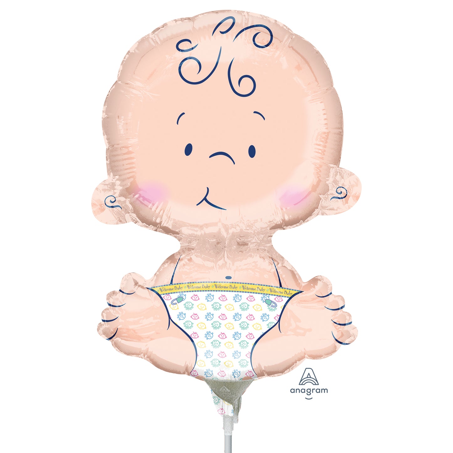 Welcome Baby Mini Shape Balloon - Foil