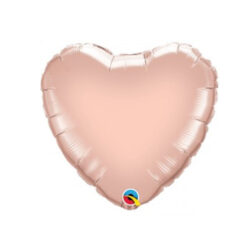 Rose Gold heart Mini Shape Air-Filled Balloon – 9″ Foil