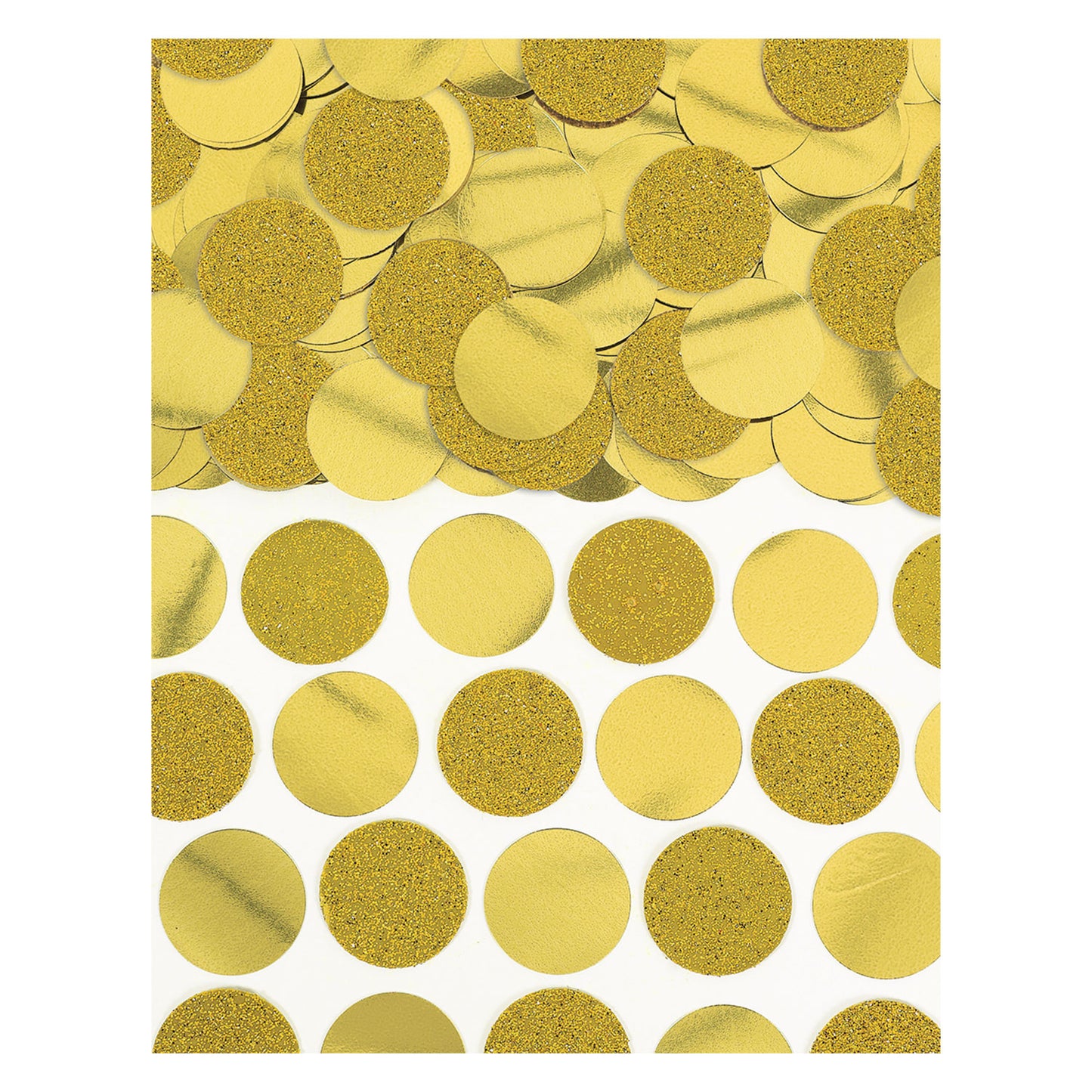 Gold Foil Circle Confetti - (1.9cm) (63g)