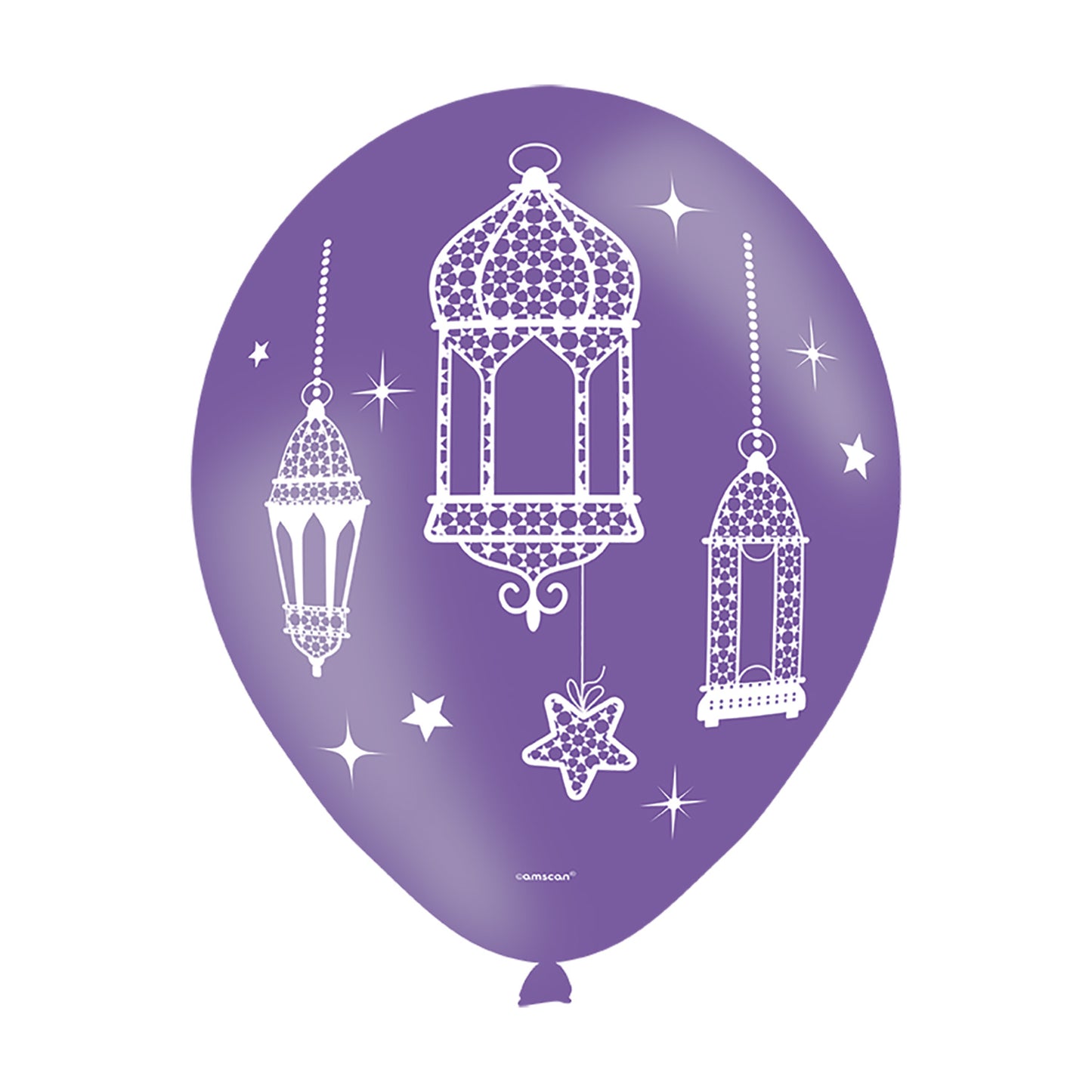 Eid Latex Balloons 11"/27.5cm - 1 PKG/6