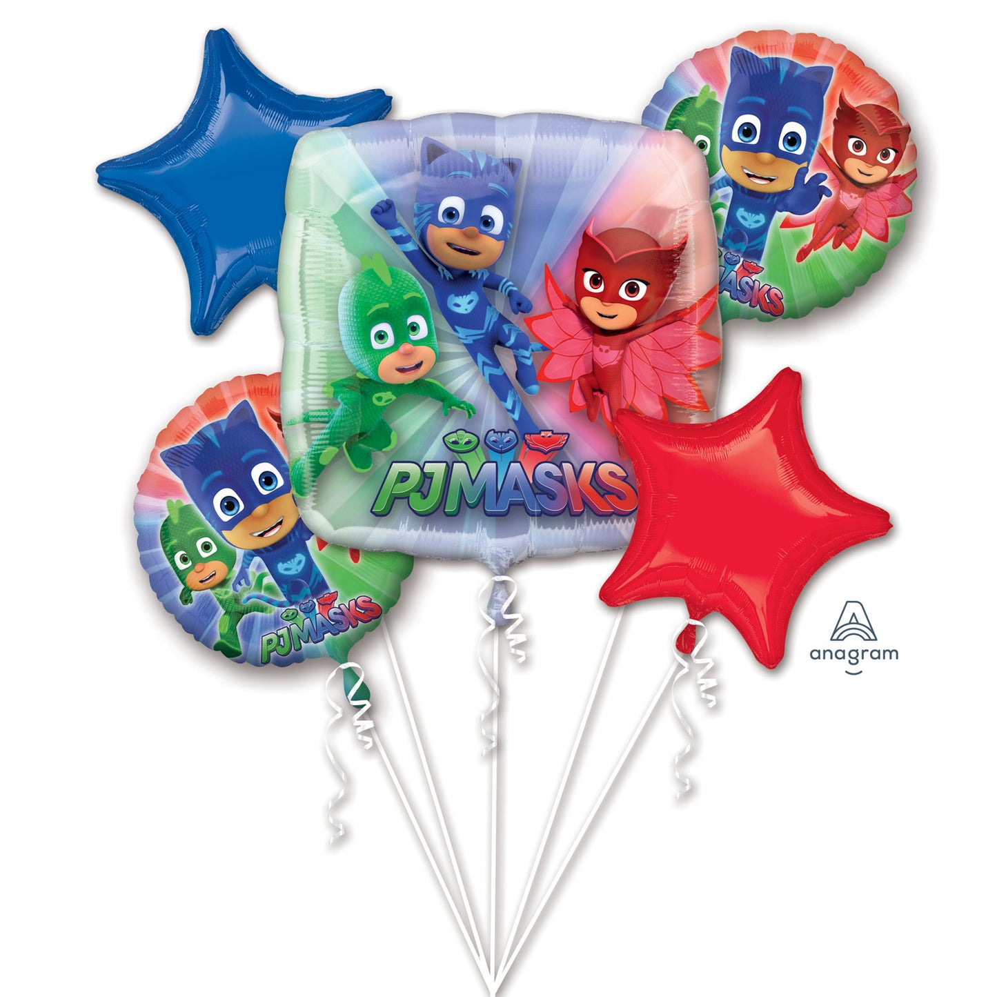 PJ Masks Foil Balloon Bouquets - Foil