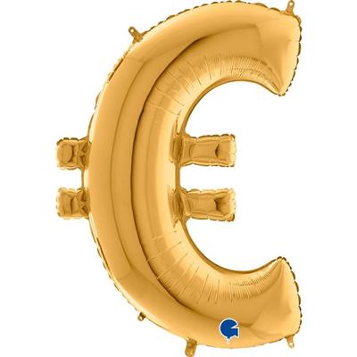 Gold "€" Symbol - 40" Foil