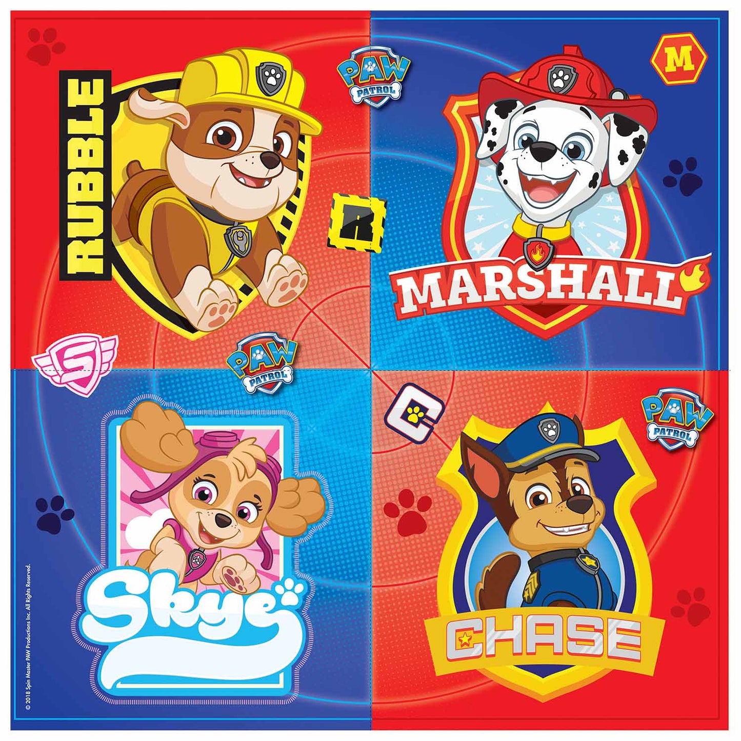 Paw Patrol Luncheon Napkins - 33cm (16ct)