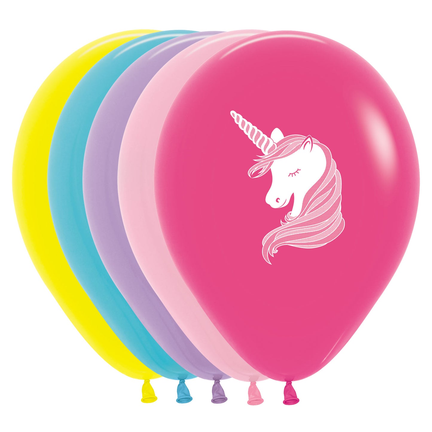 Unicorn Assorted Balloons - 12" Latex (25ct)
