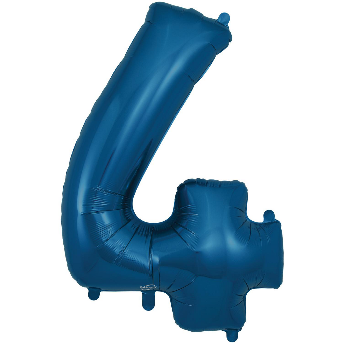 Navy Blue Number 4 Balloon - 34" Foil