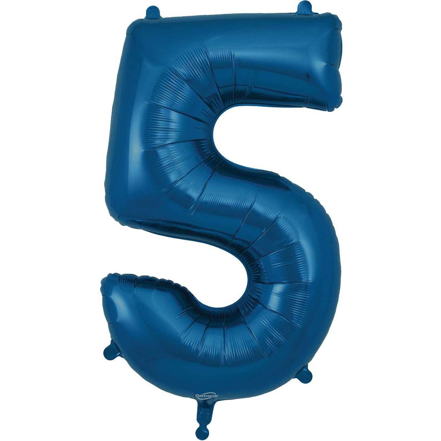 Navy Blue Number 5 Balloon - 34" Foil