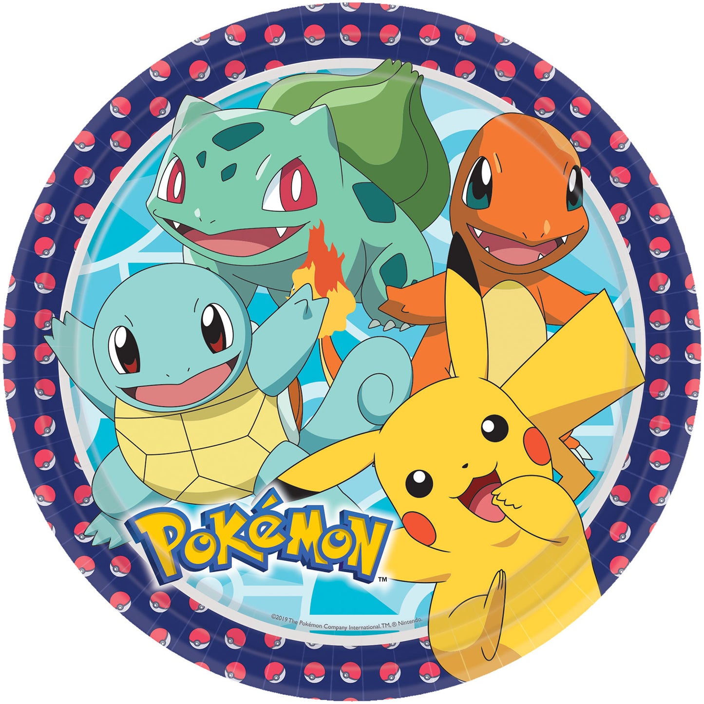 Pokemon Paper Plates - (23cm) (8ct)