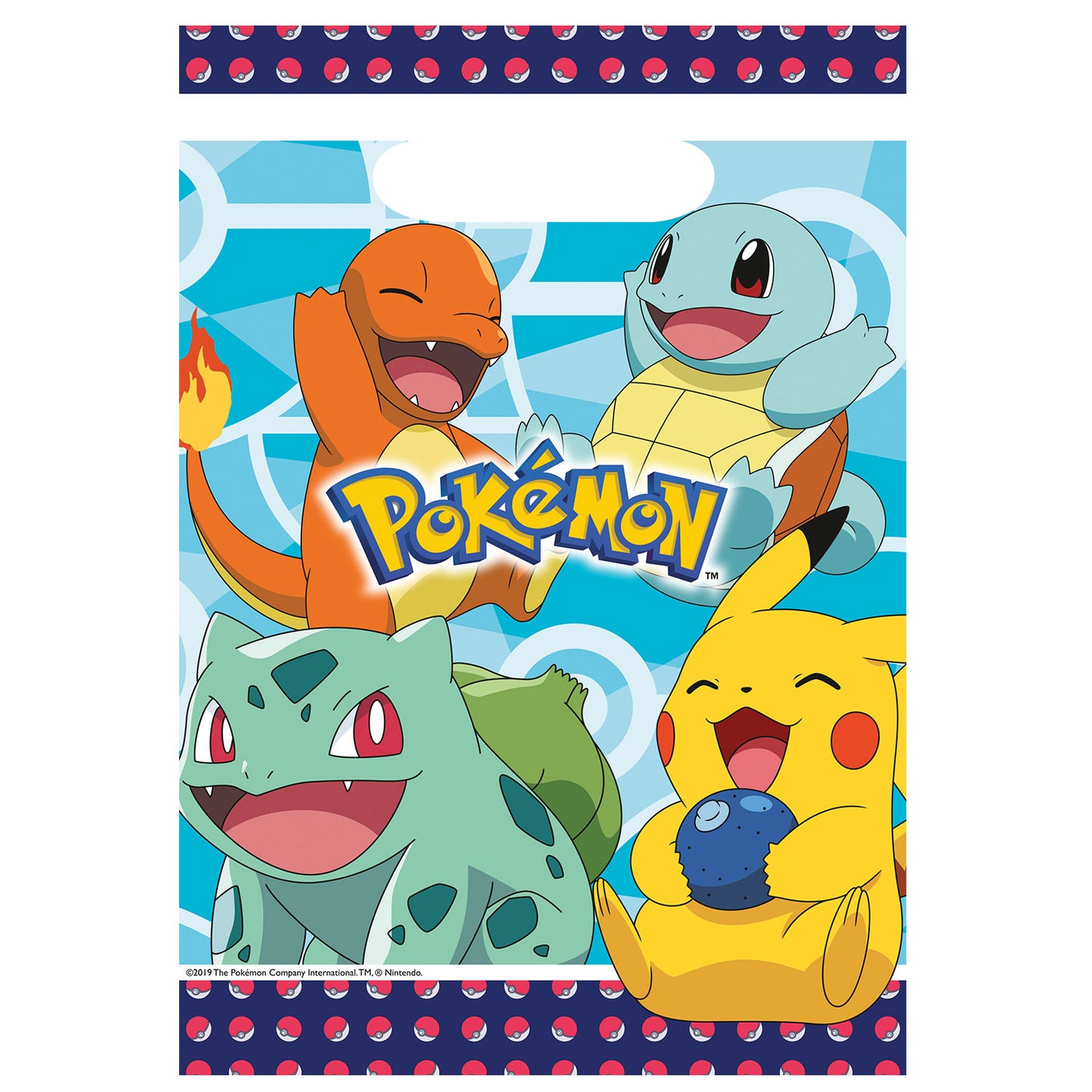 Pokemon Plastic Loot Bags - (8ct)