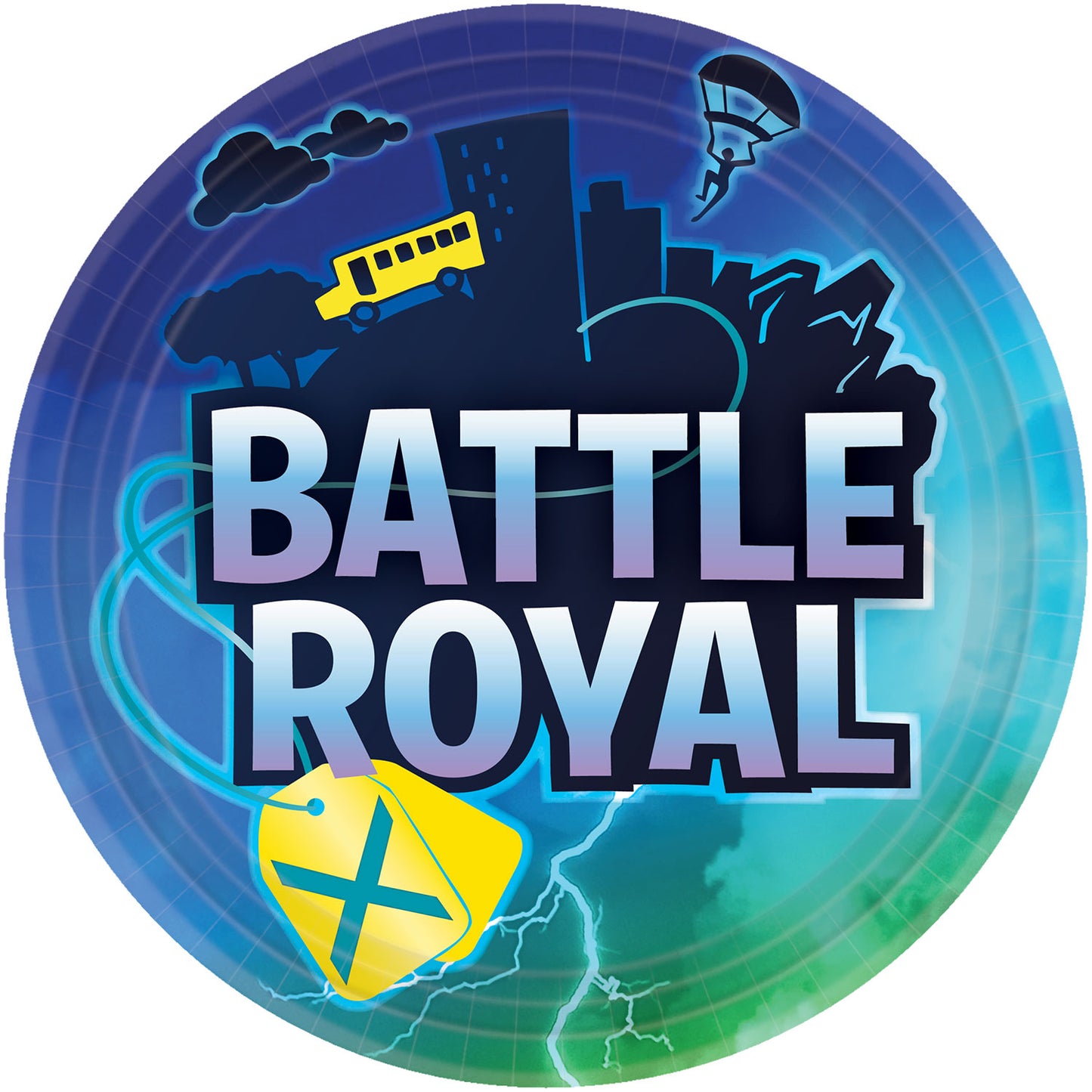 Battle Royal Paper Plates - (23cm) (8ct)