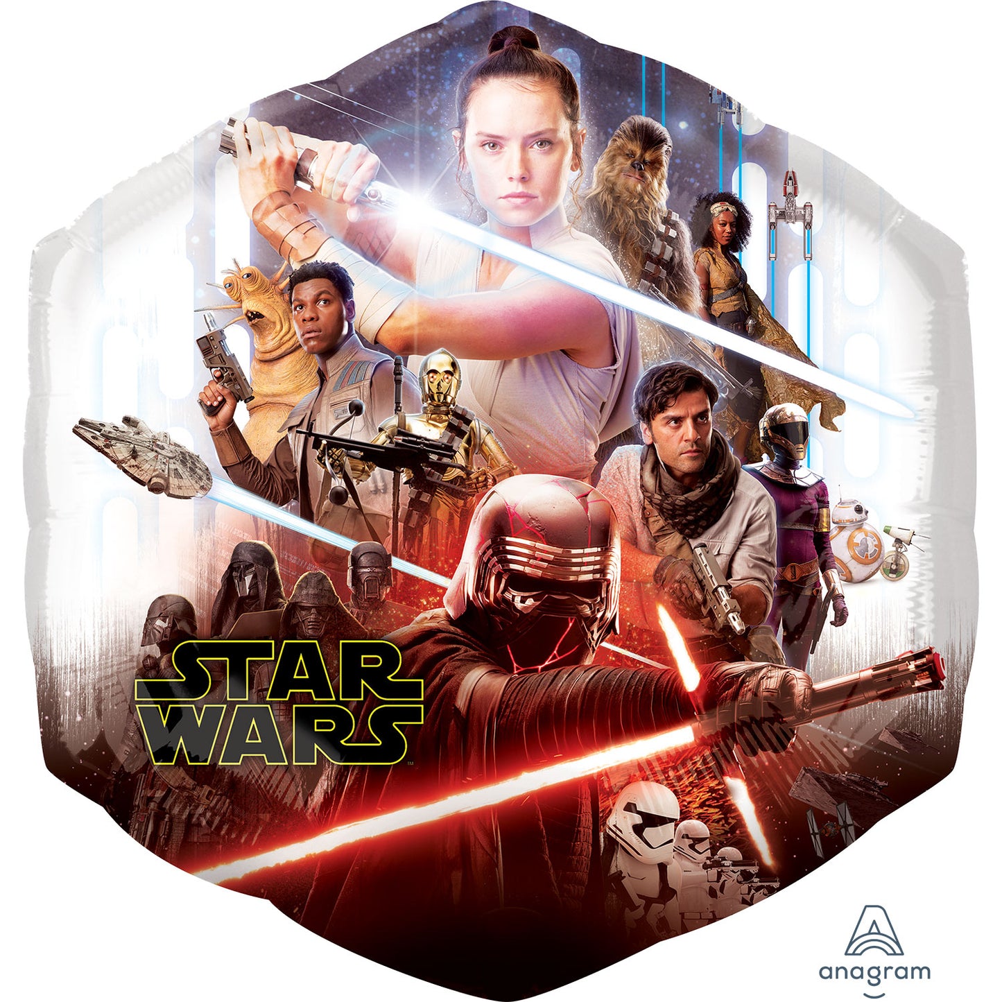 Star Wars Episode 9 Rise of Skywalker SuperShape Balloon - Foil