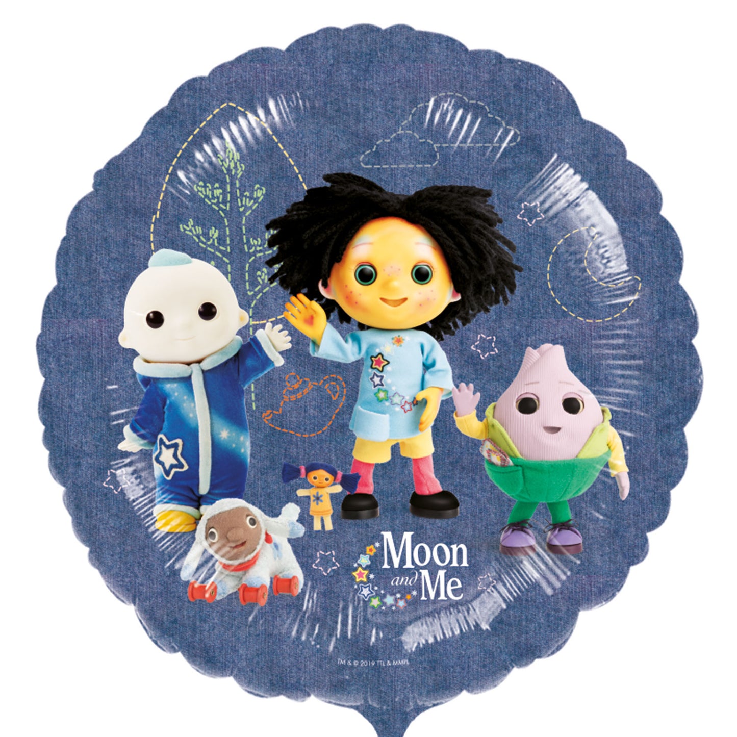 Moon and Me Balloon - 18" Foil