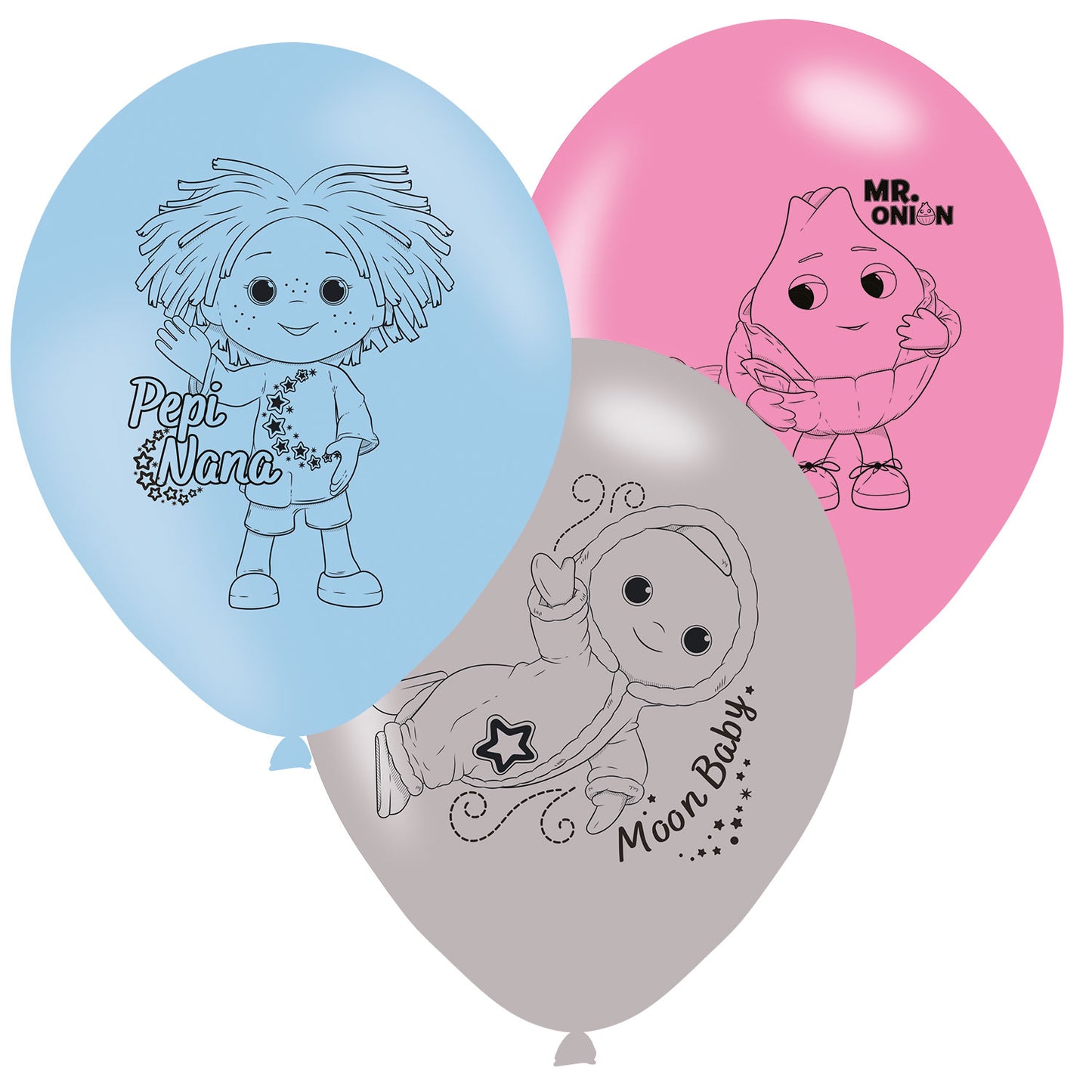 Moon and Me 4 Sided Balloon - Latex