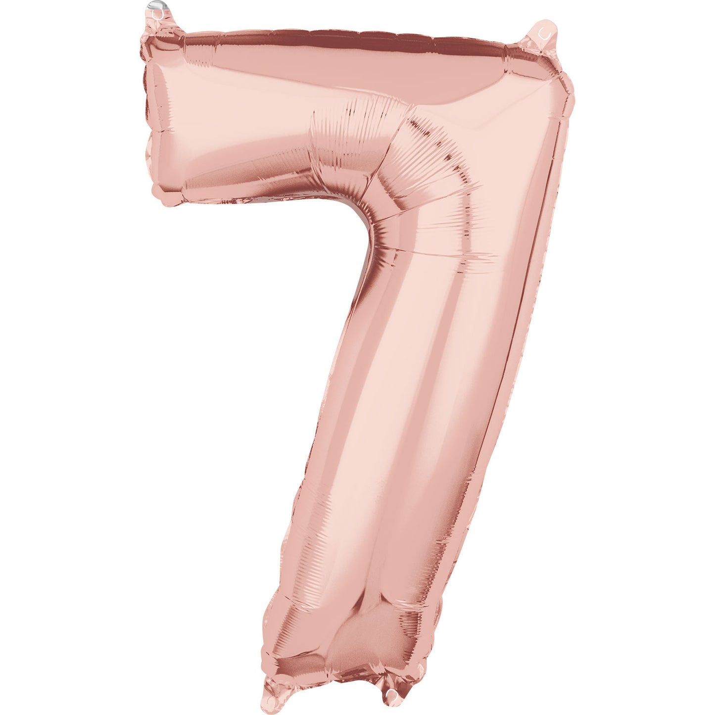 Rose Gold Number 7 Balloon - 26″ Foil