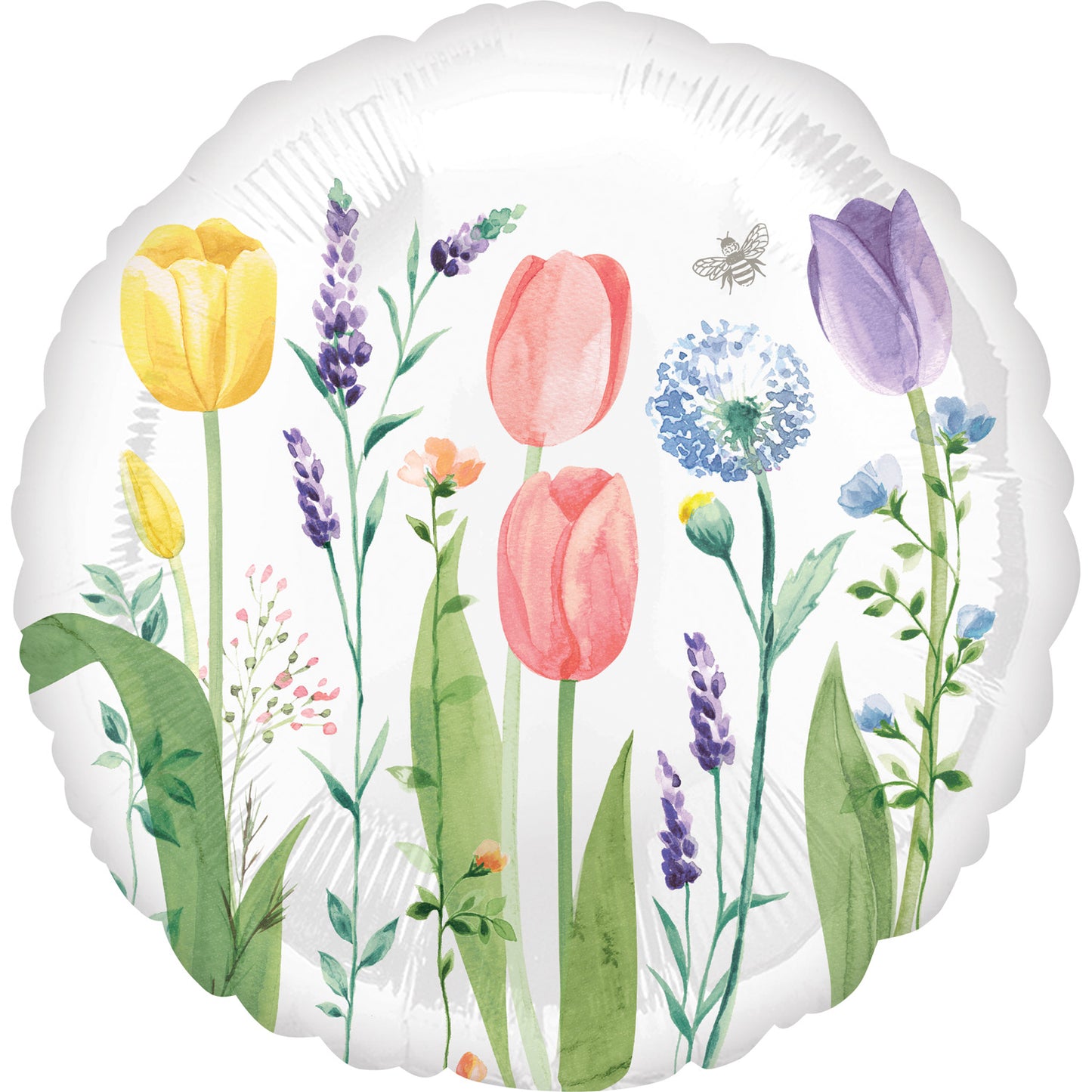 Tulip Garden Standard HX Foil Balloons - 18" Foil