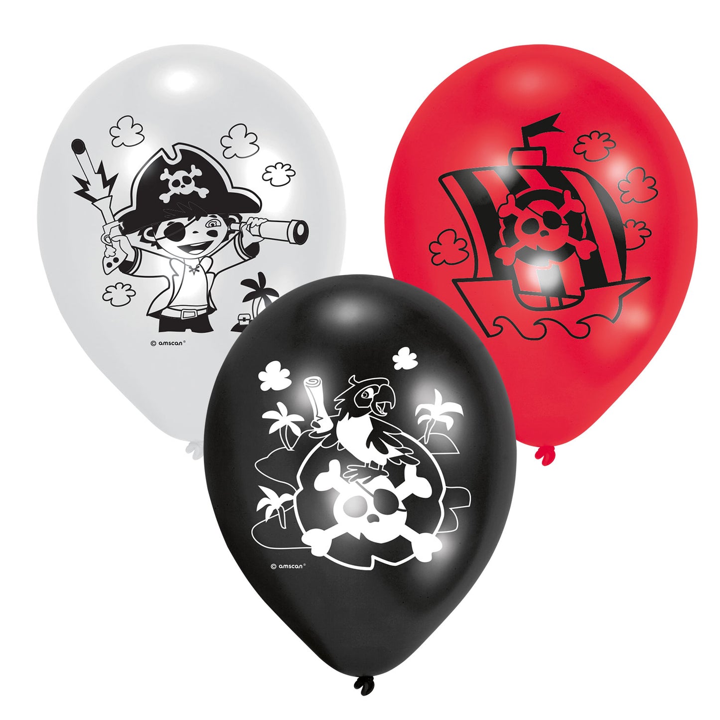 Pirate Assorted Balloons - 11" Latex (6ct)