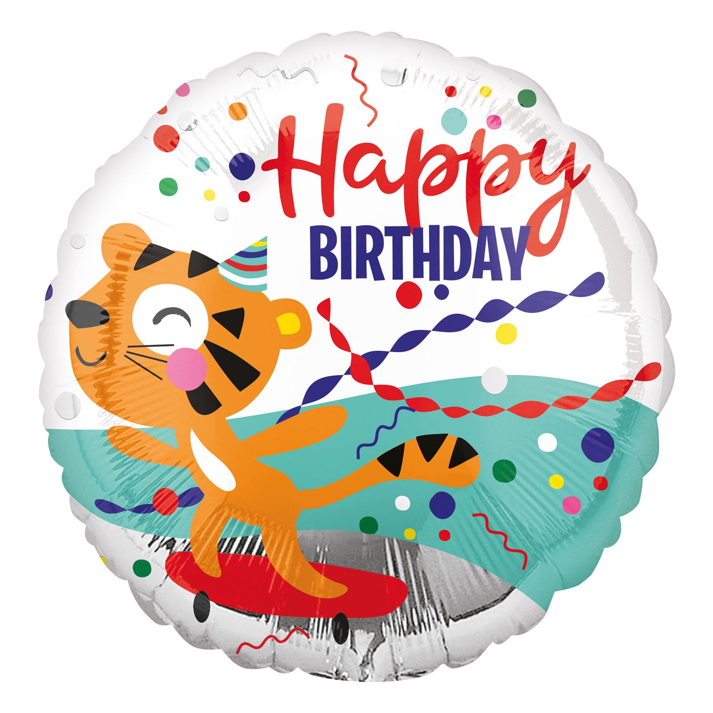 Happy Birthday Tiger Standard Balloons - 18" Foil