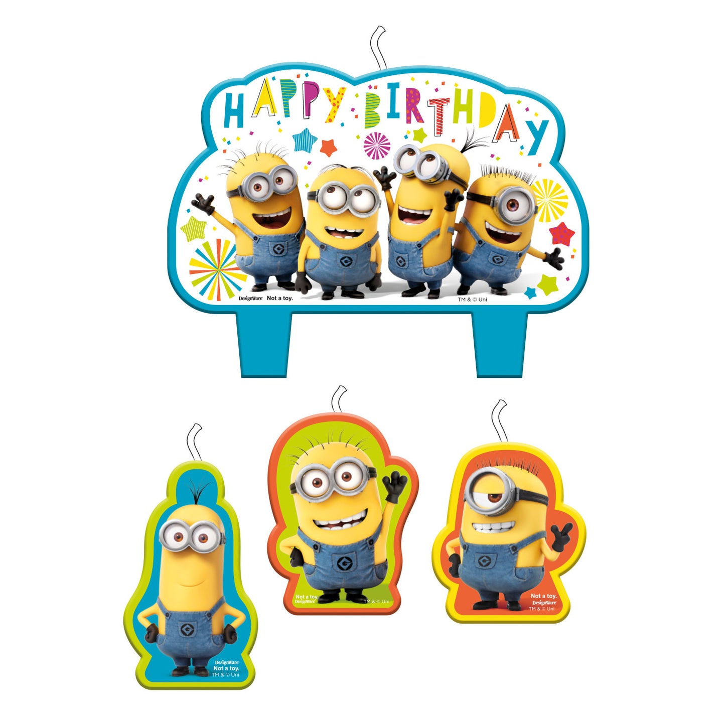 Minions Birthday Candles