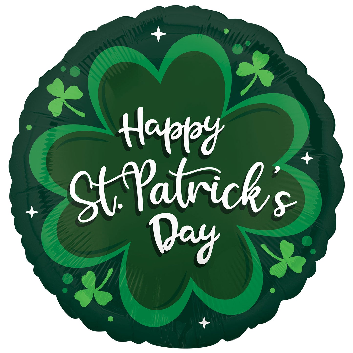 St. Patrick's Day Green Balloon - 18" Foil