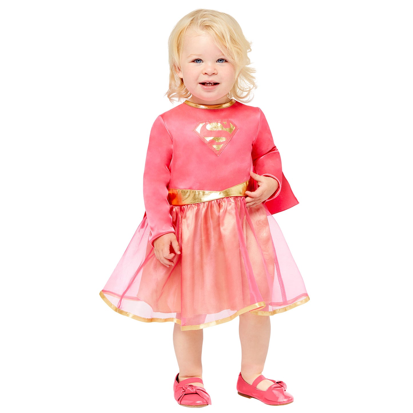 Pink Supergirl Costume - Age 18-24 Months - 1 PC