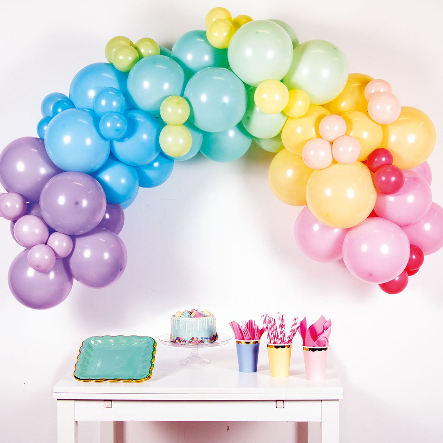 Pastel Rainbow DIY Garland Balloon Kits - (78 balloons)