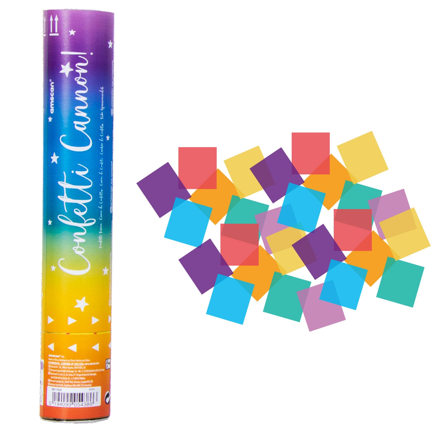 Confetti Cannons Primary 24cm - 1 PC