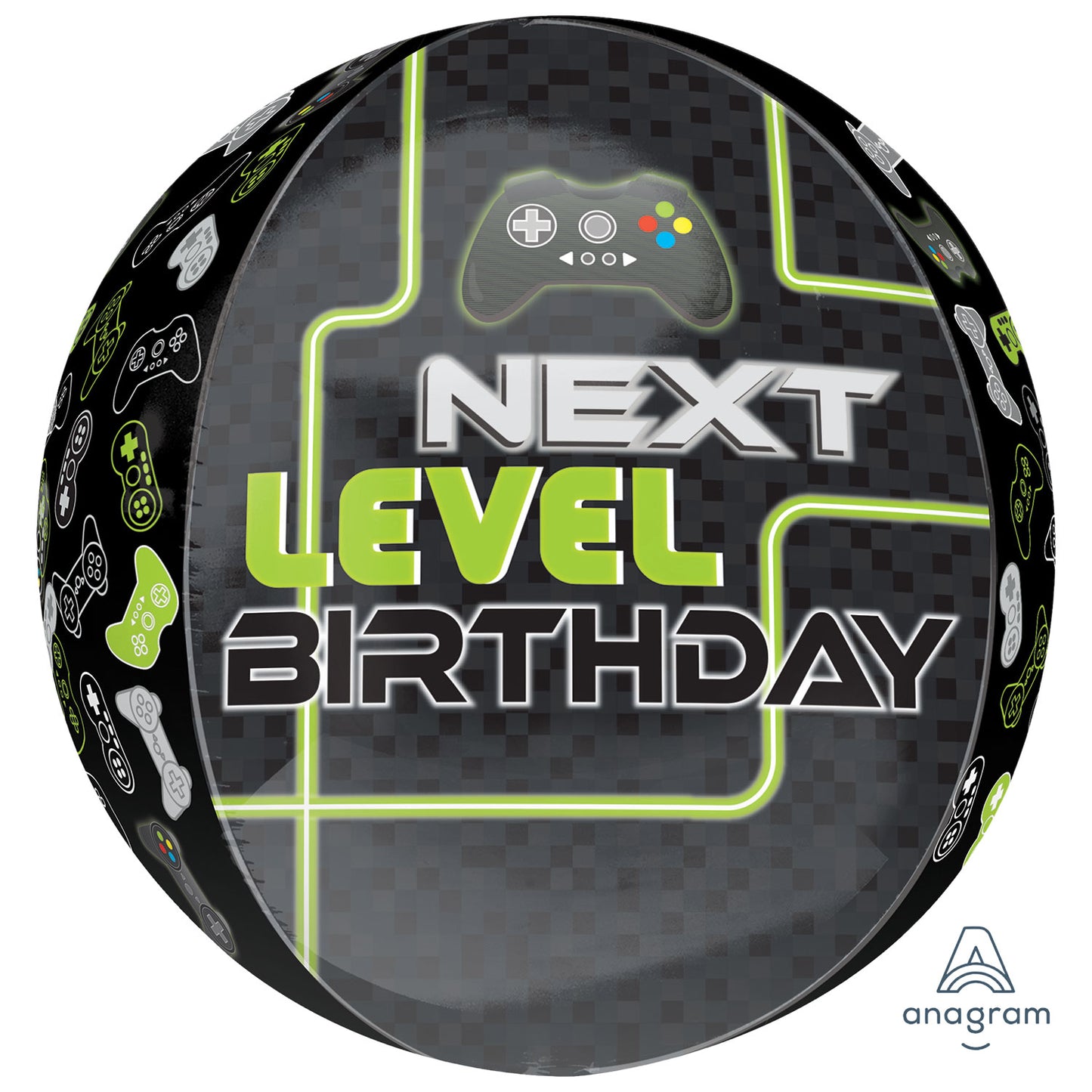 Next Level Up Birthday Orbz Balloon - Foil