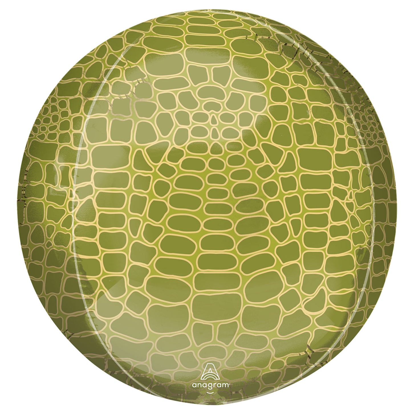 Animalz Alligator Print Orbz Balloon - Foil