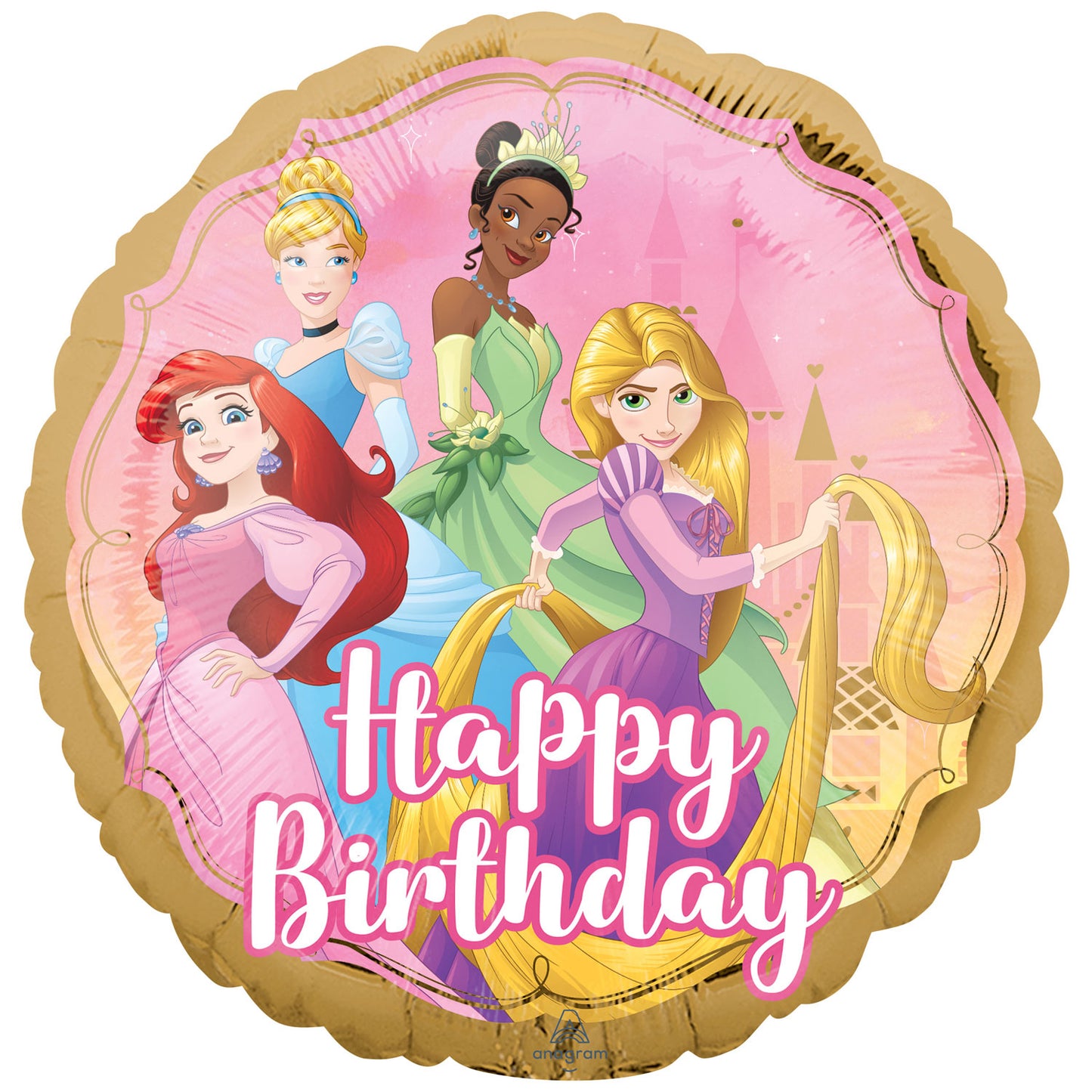 Princess Once Upon A Time Birthday Standard - 18" Foil