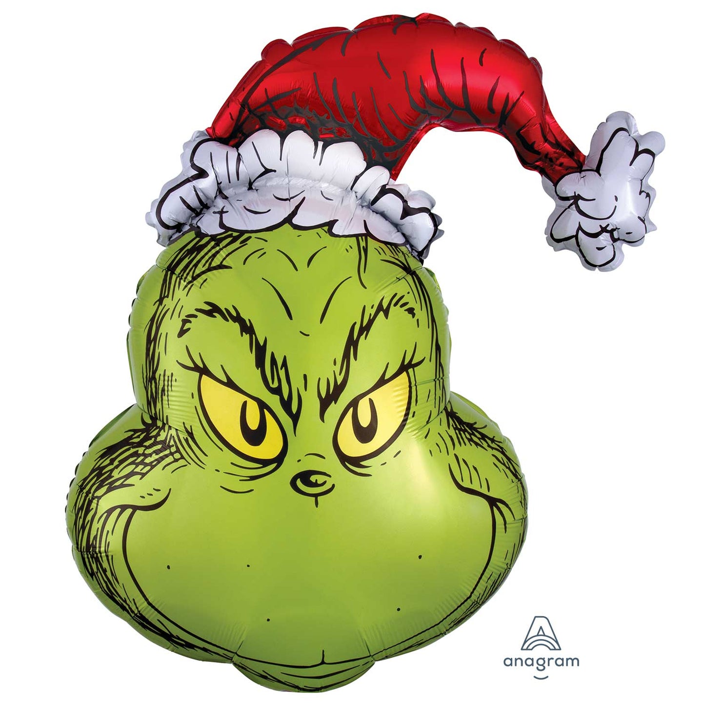 How The Grinch Stole Christmas SuperShape - Foil (26"/66cm w x 29"/73cm)