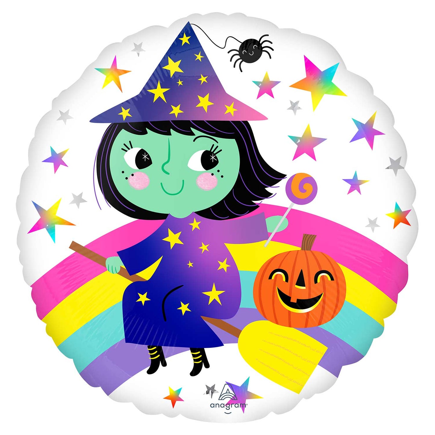 Rainbow Witch Standard HX - Foil 18"