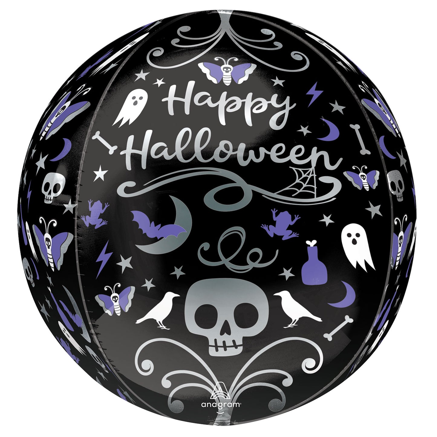 Moonlight Halloween Orbz - Foil 15"/38cm x 16"/40cm
