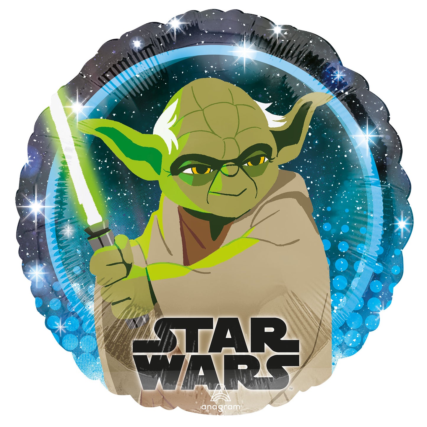 Star Wars Galaxy Yoda Standard Foil Balloon - 18" Foil