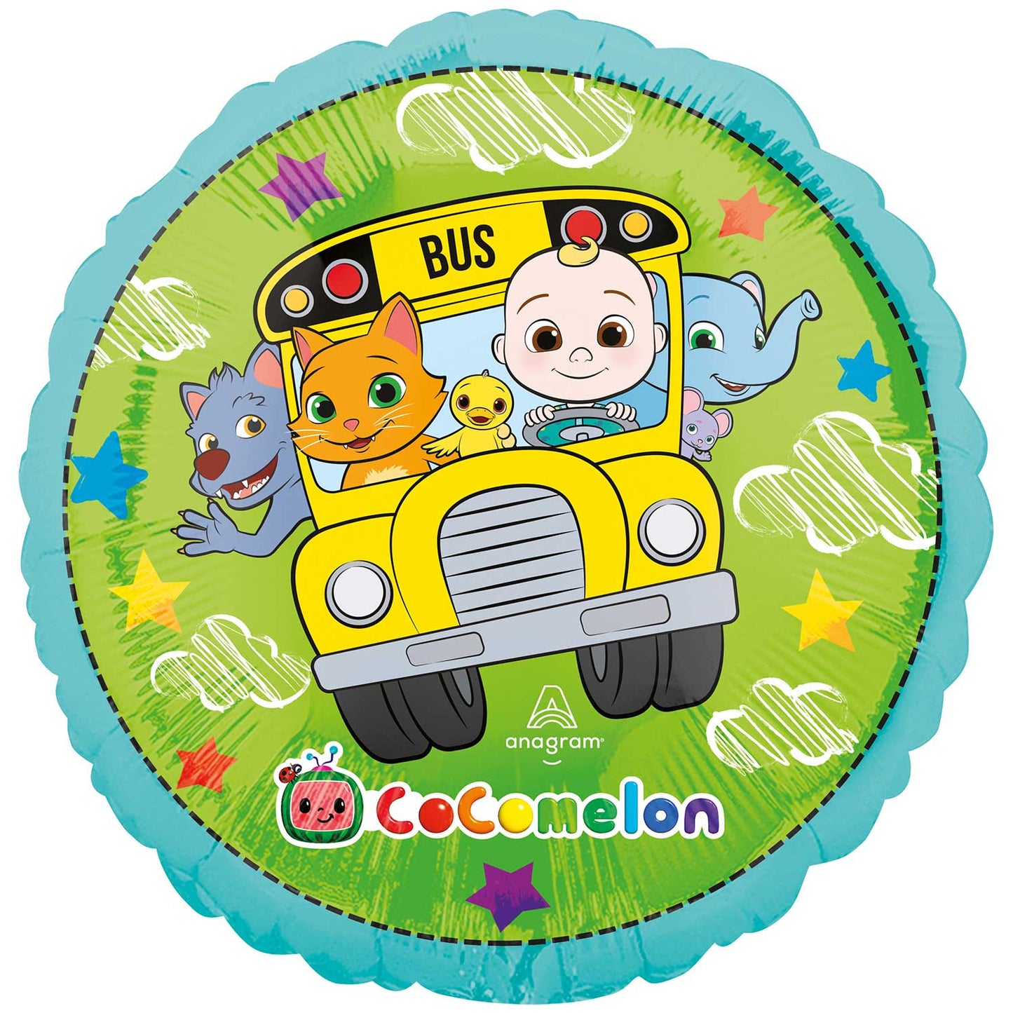 Coco Melon Round Balloon - 18" Foil