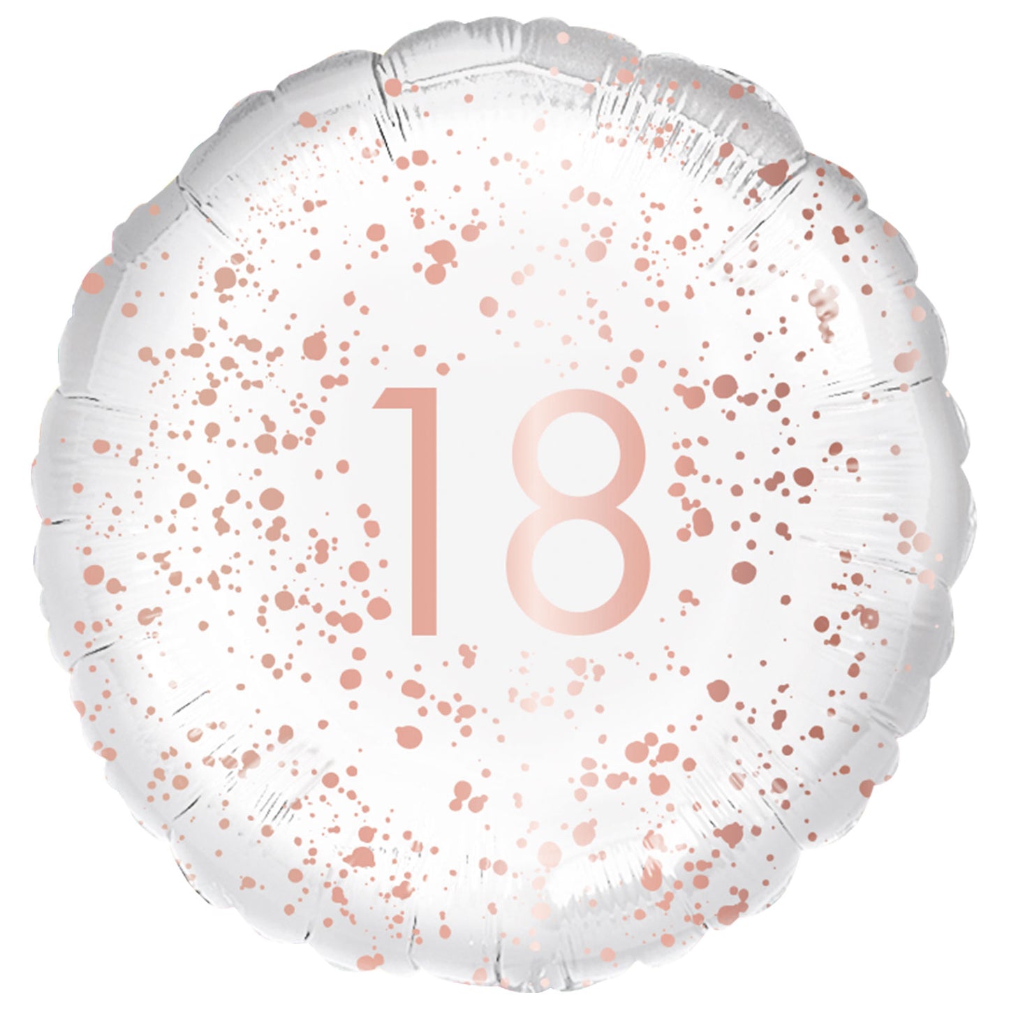 18th Birthday Rose Gold Celebration Standard Foil - 18" Foil