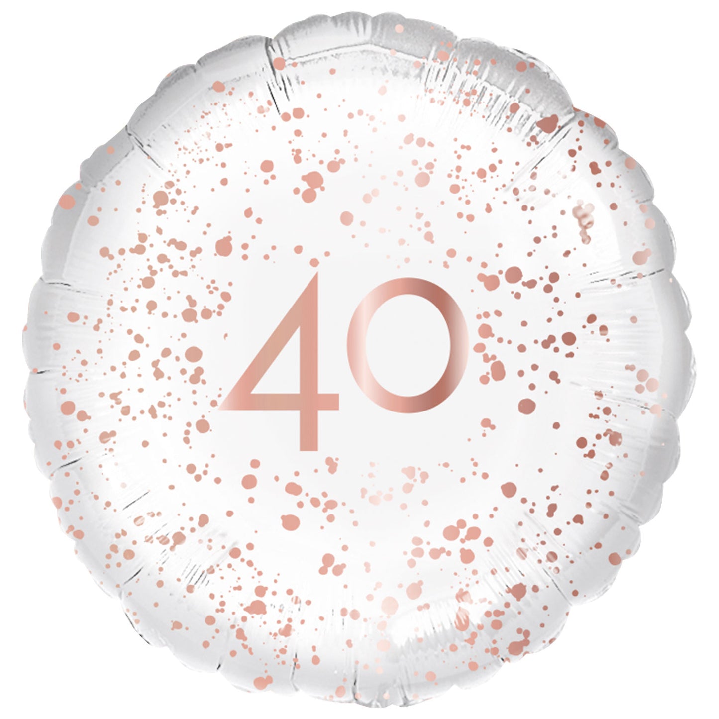 40th Birthday Rose Gold Celebration Standard Foil - 18" Foil