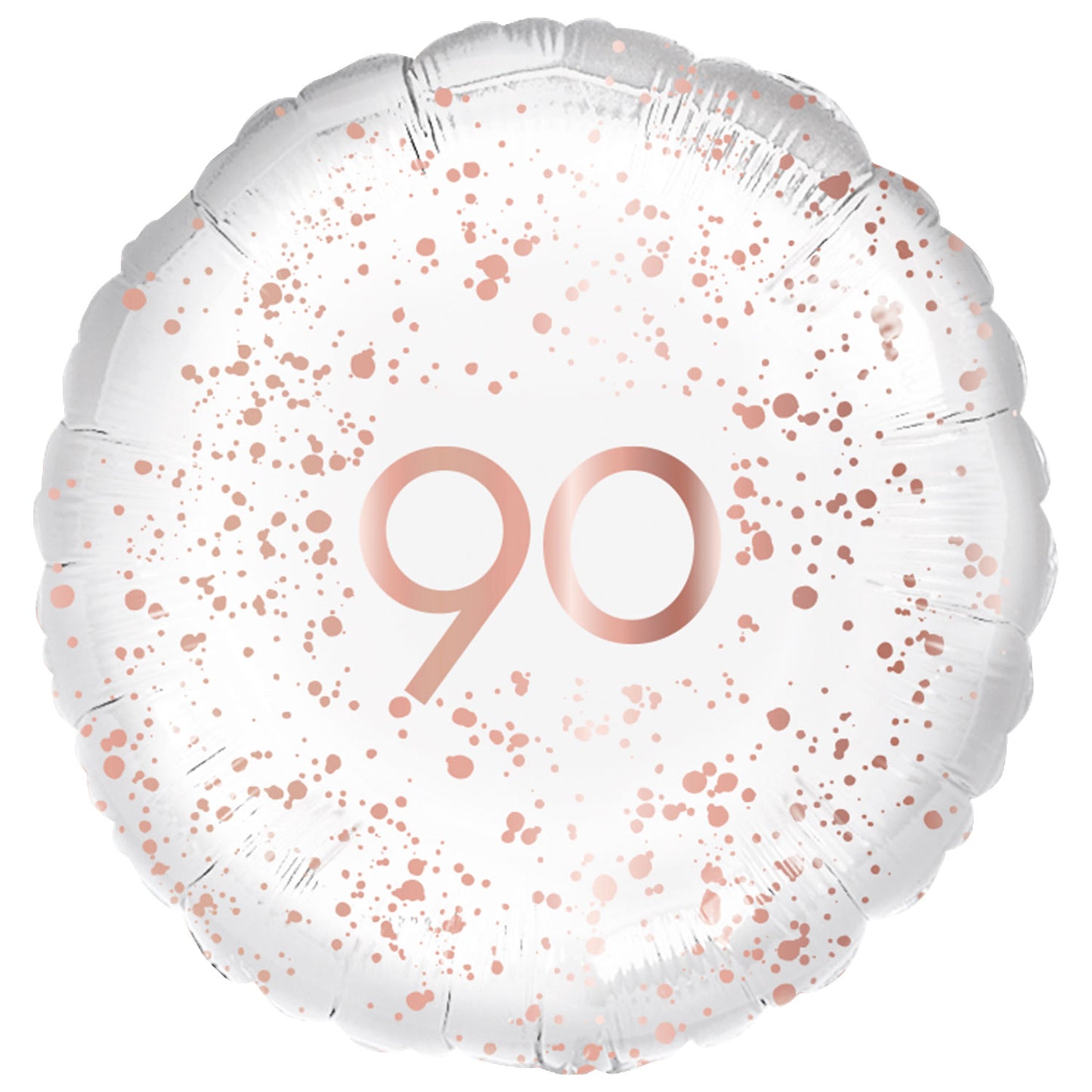 90th Birthday Rose Gold Celebration Standard Foil - 18" Foil