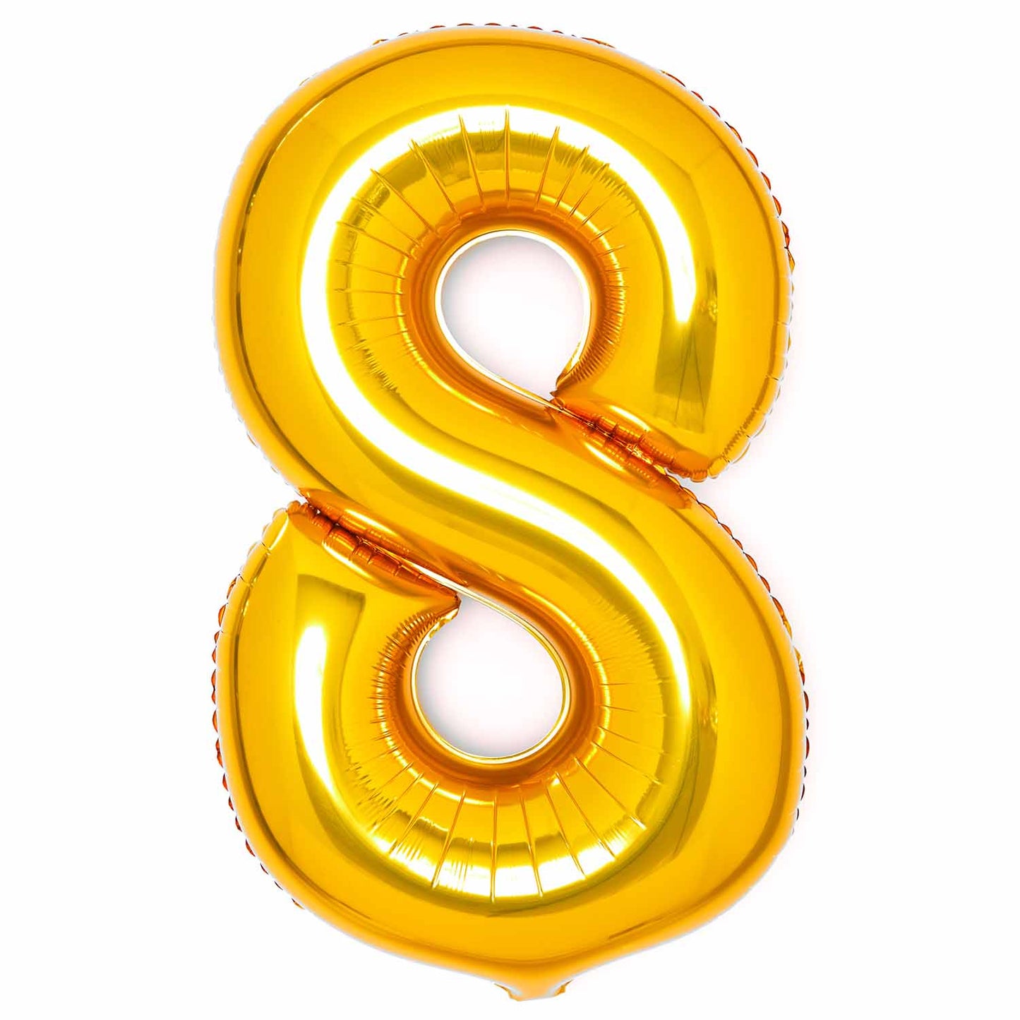 Gold Number 8 Balloon - 34" Foil