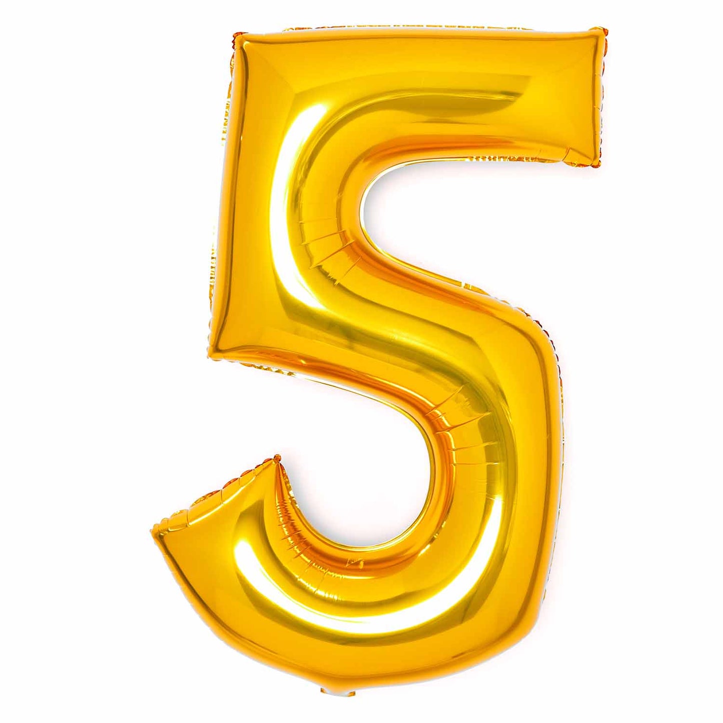 Gold Number 5 Balloon - 34" Foil